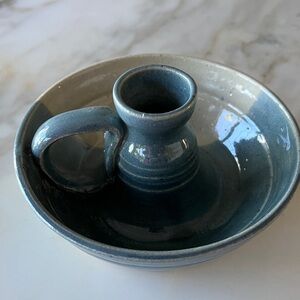 Pottery candle holder